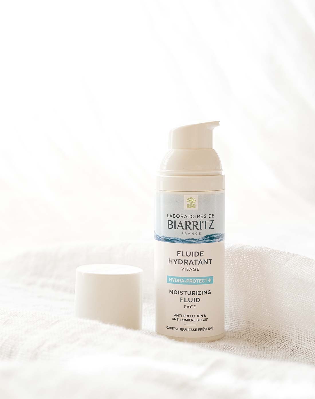 Fluide hydratant visage