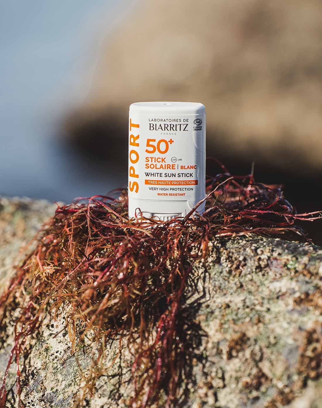 SPORT Sonnenstick Weiß LSF50+