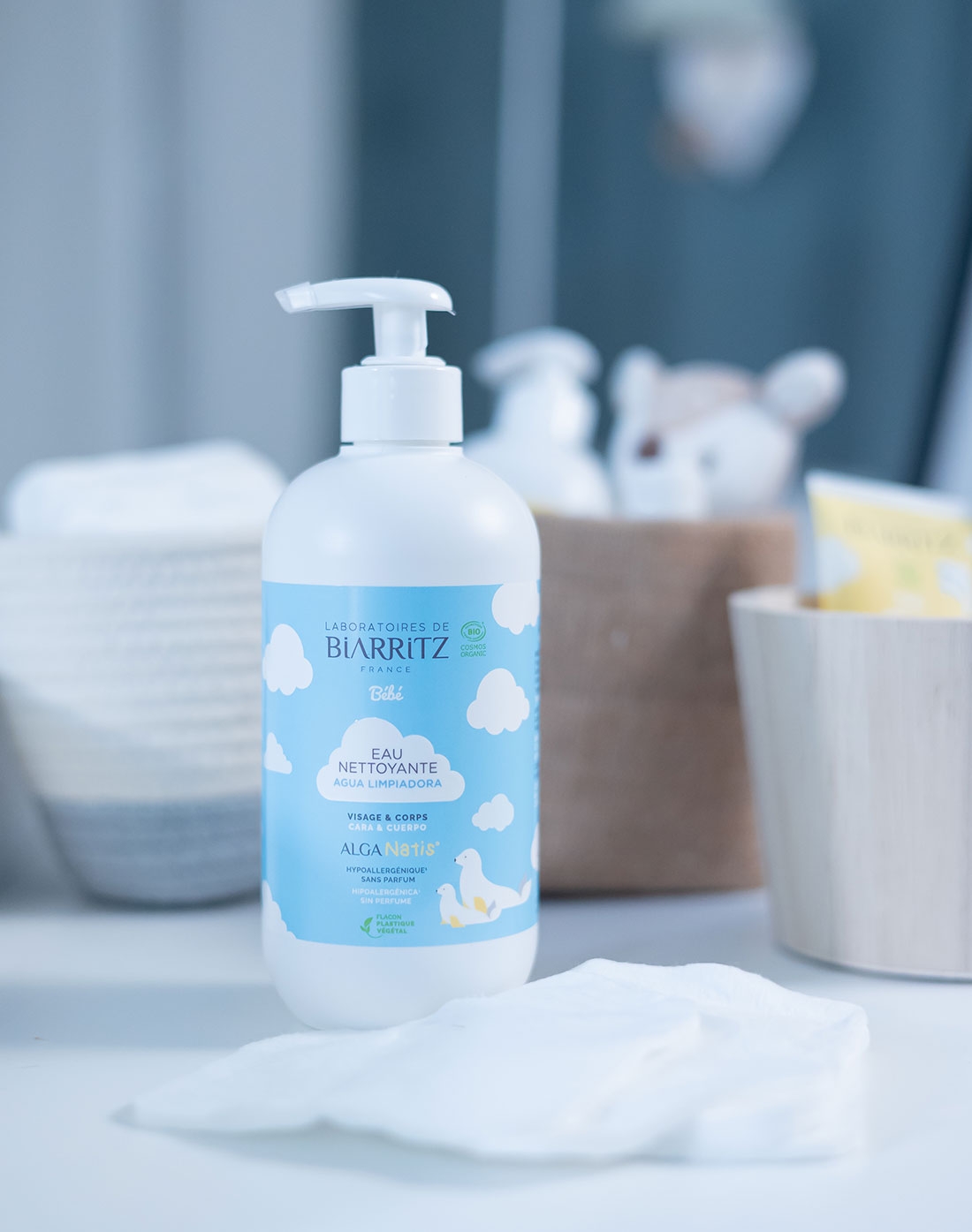 Duo Eau nettoyante bébé