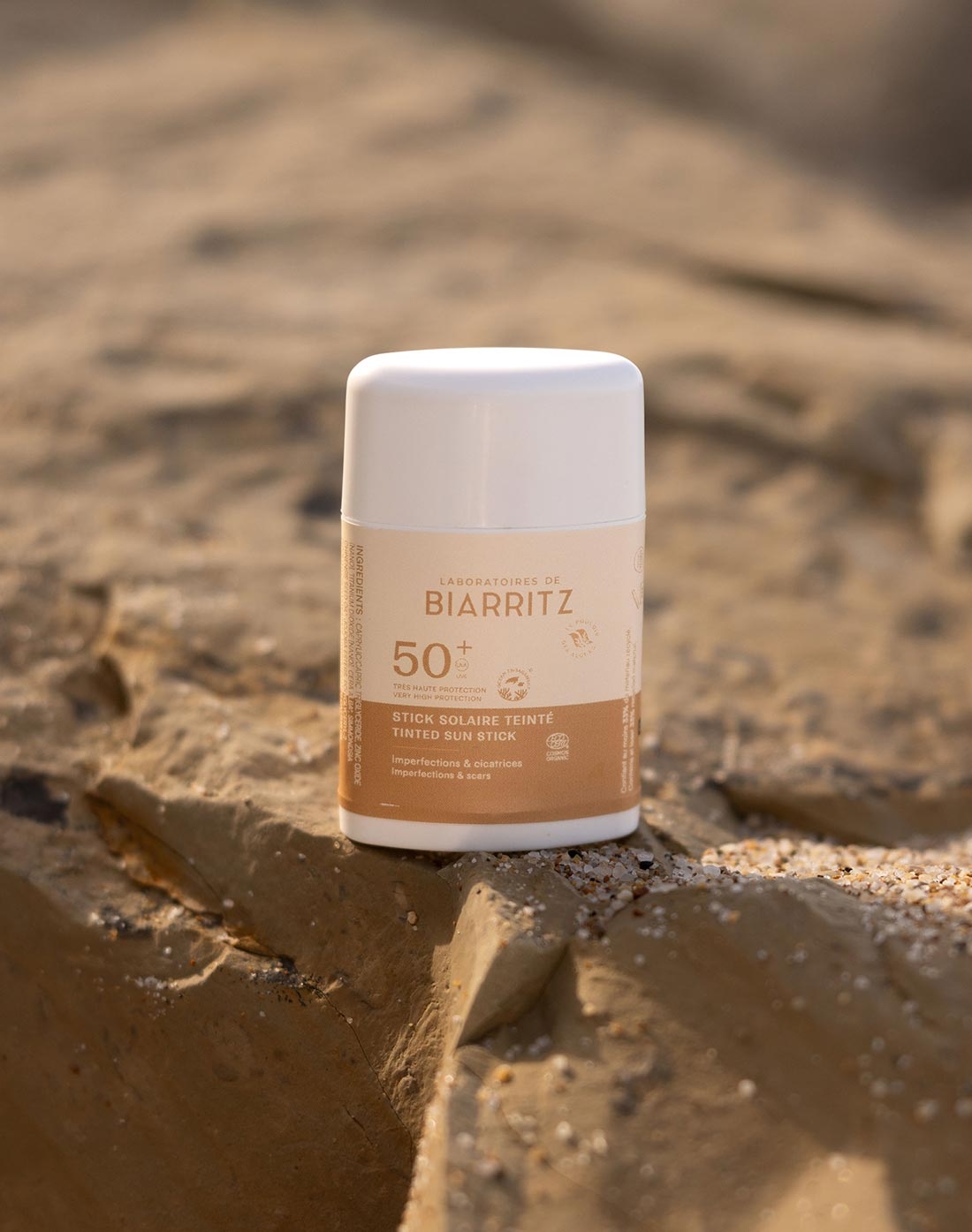 Stick solaire teinté SPF50+
