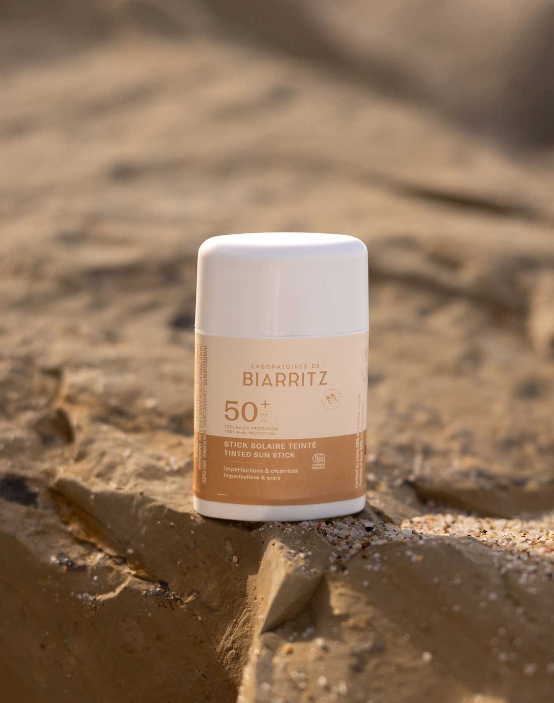 Stick solaire teinté SPF50+