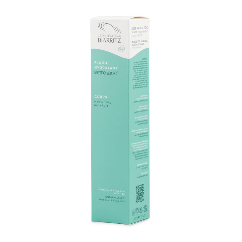 Fluide hydratant Corps certifié Bio