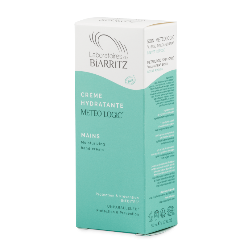 Crème hydratante Mains certifiée Bio