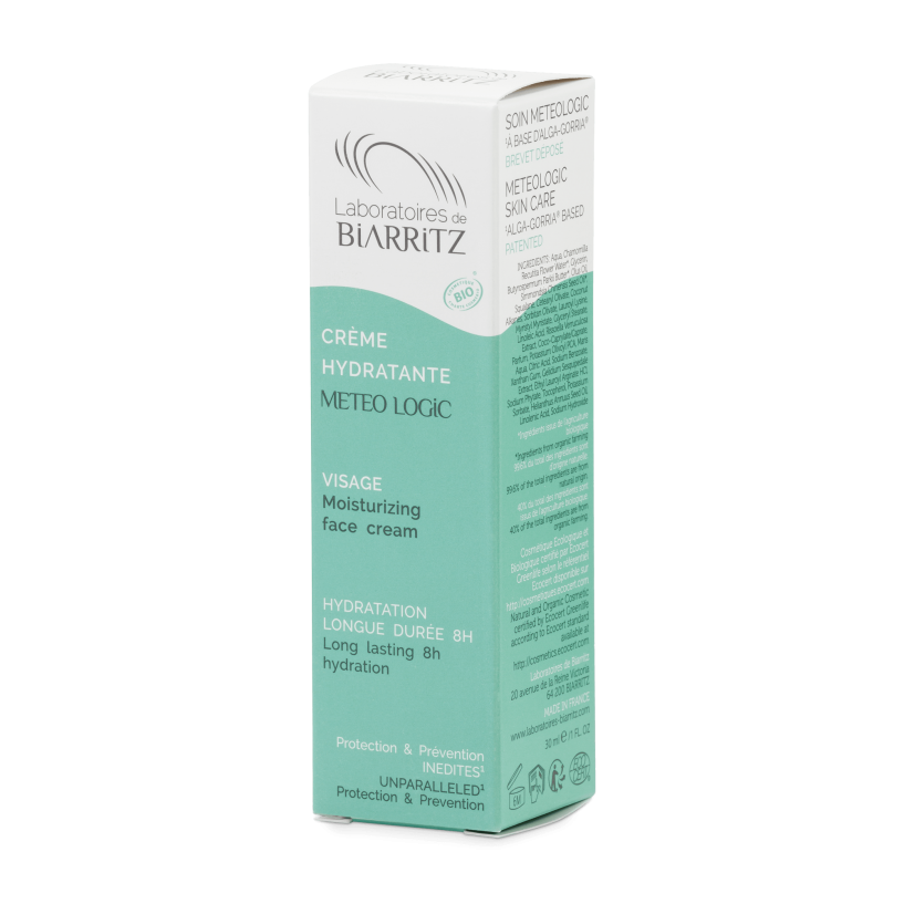 Crème hydratante Visage certifiée Bio