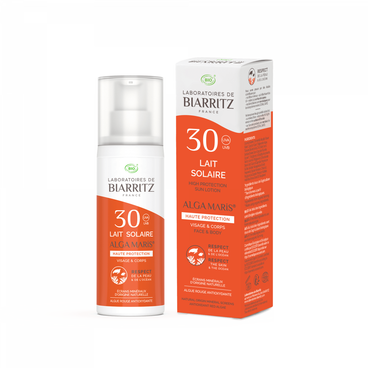 Lait solaire bio