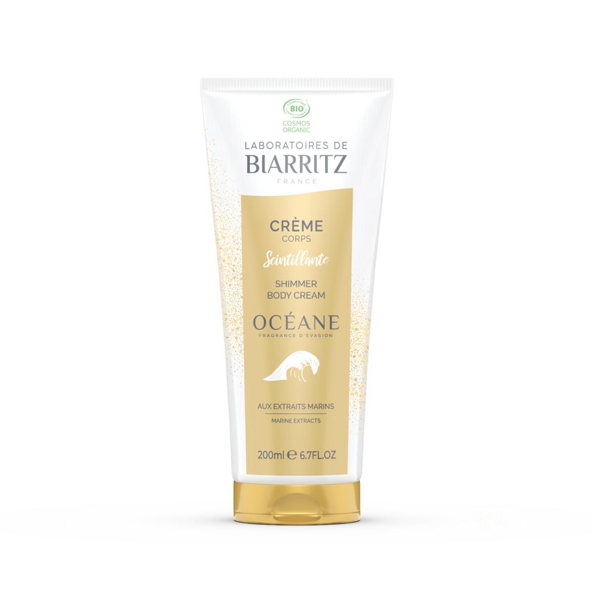 crème scintillante bio