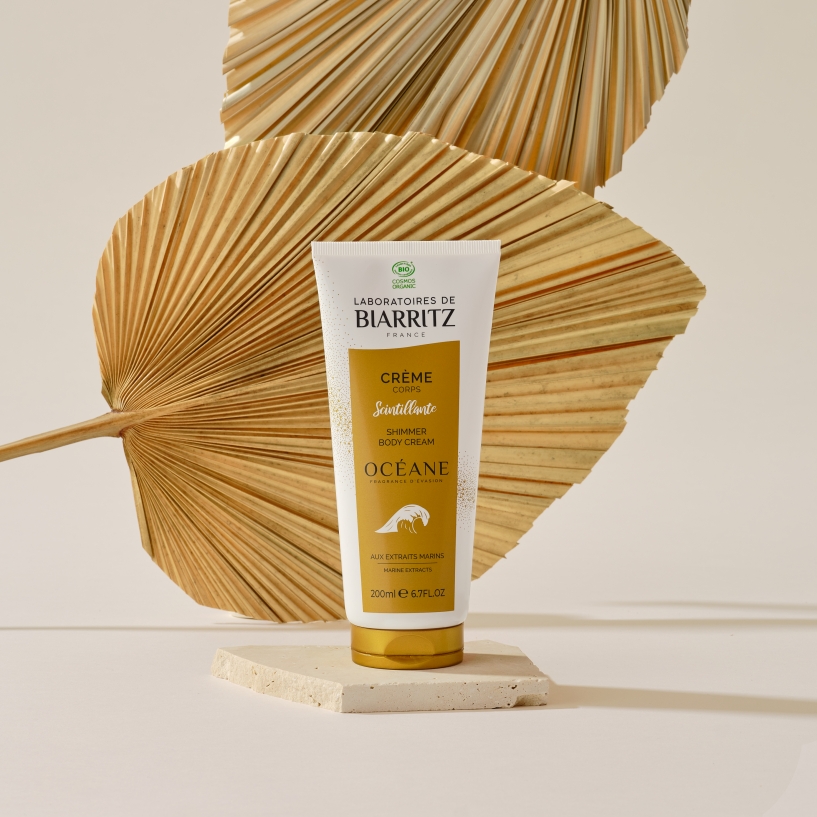 crème scintillante bio