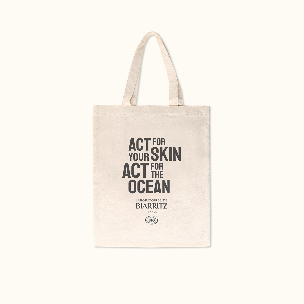 Tote bag en coton Oeko-Tex® Laboratoires de Biarritz