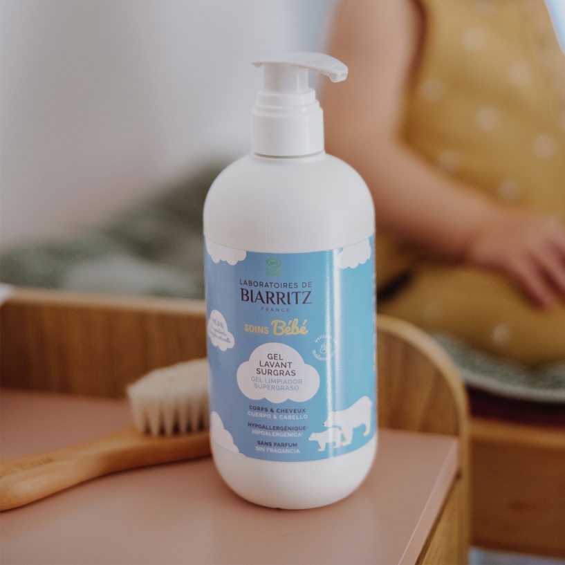 gel douche bébé