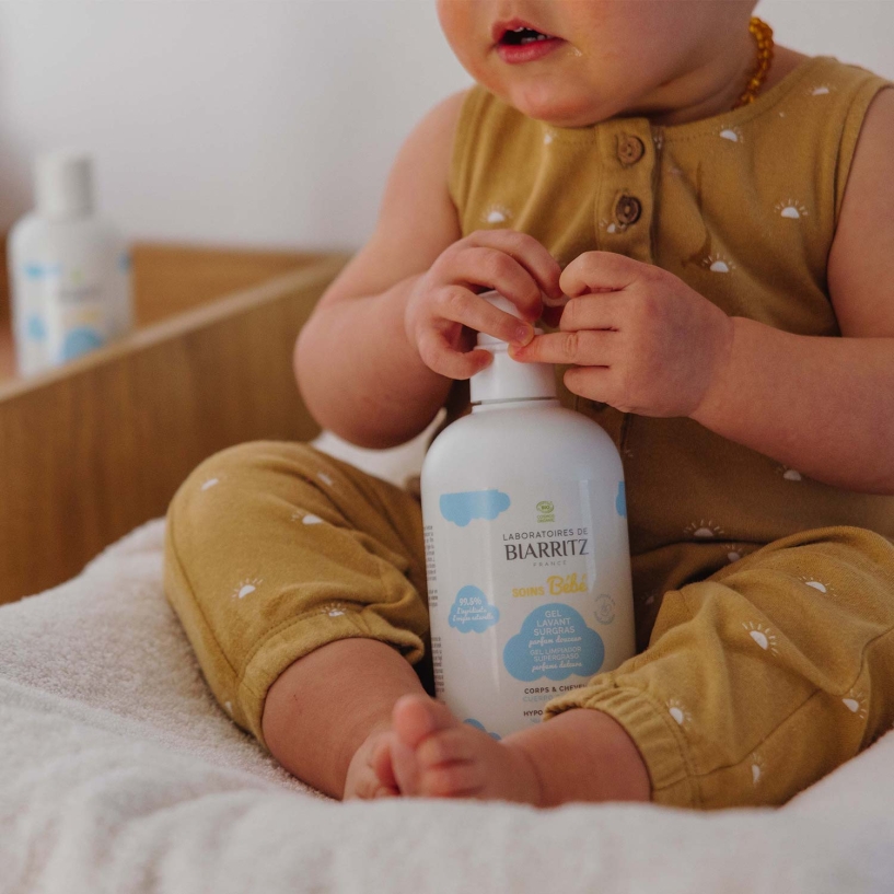 gel douche bébé