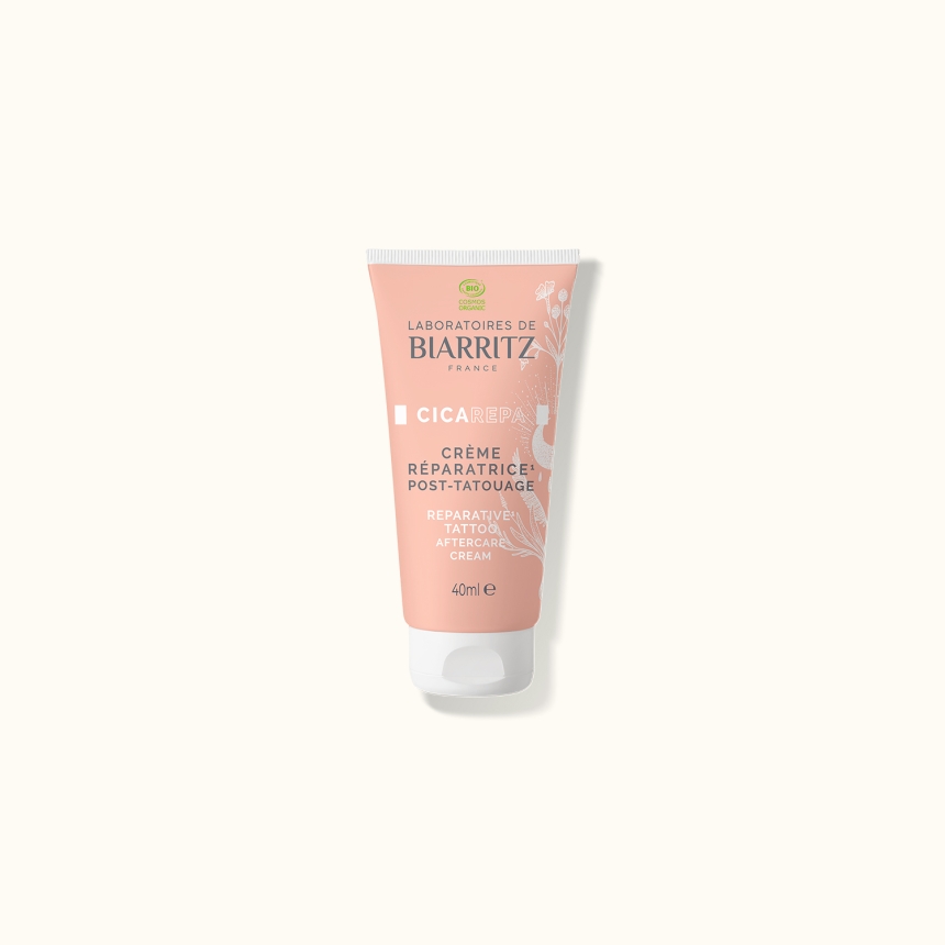Crème réparatrice post-tatouage bio - Laboratoires de Biarritz