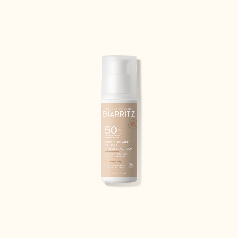 Getönte Sonnencreme