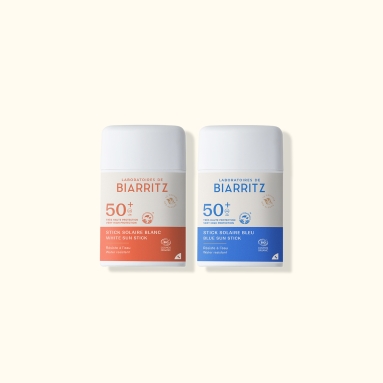 Stick solaire SPF50+ sport certifié bio - Laboratoires de Biarritz