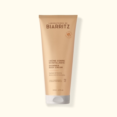 Crème corps scintillante certifiée bio - Laboratoires de Biarritz