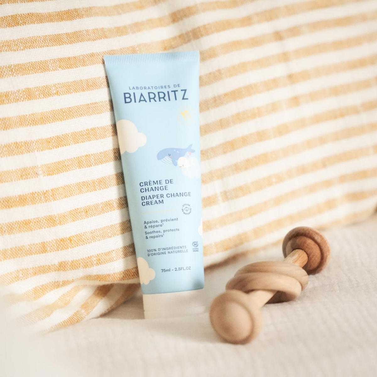 Duo Crème de change bébé bio Lot de 2 x 75 ml