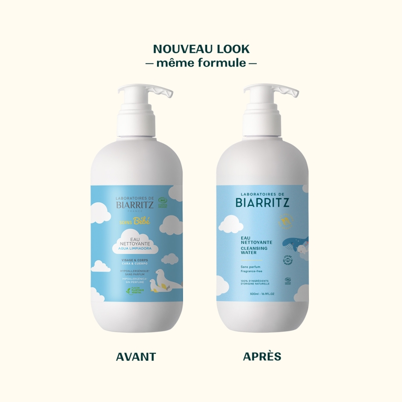 eau nettoyante bébé bio