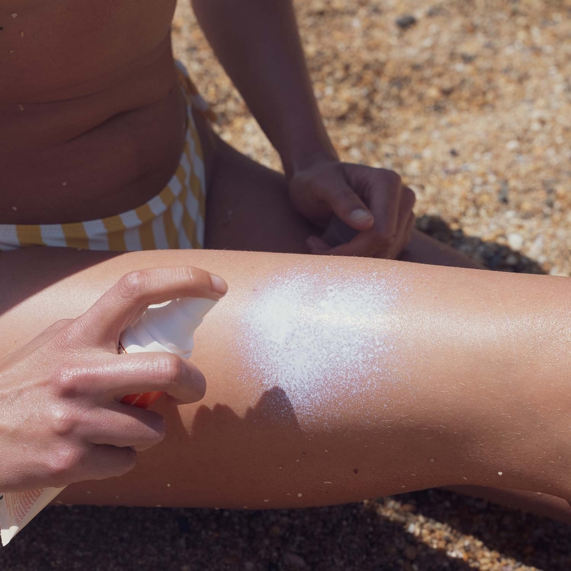 spray solaire visage