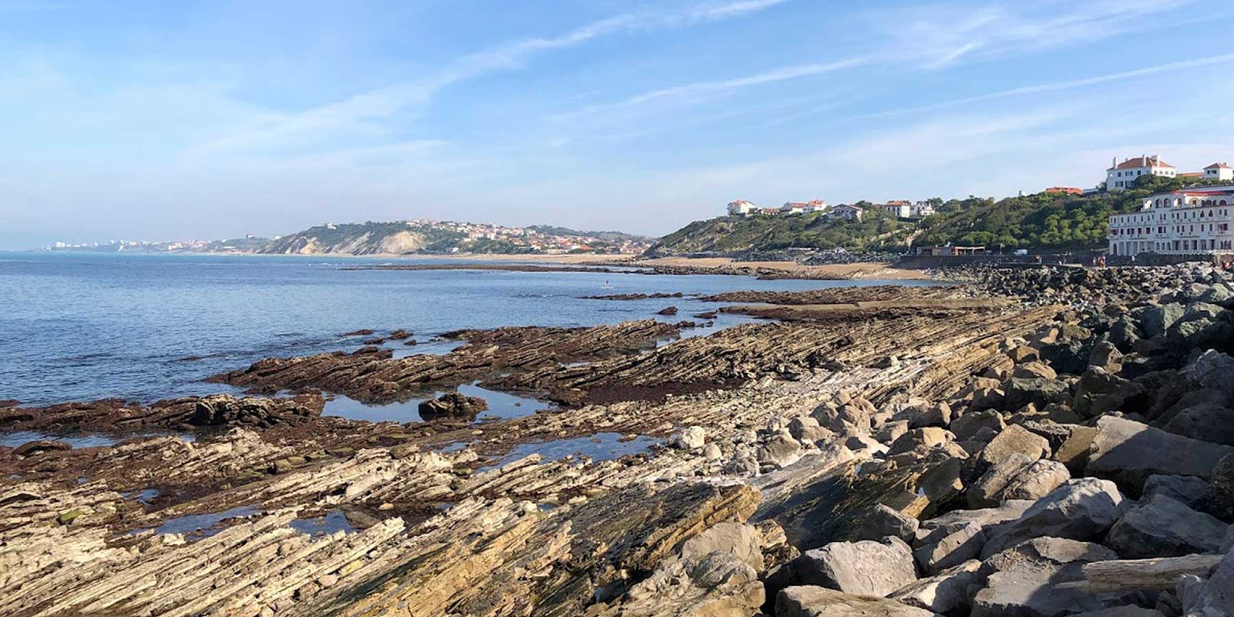 Un jour de marée basse à Guéthary