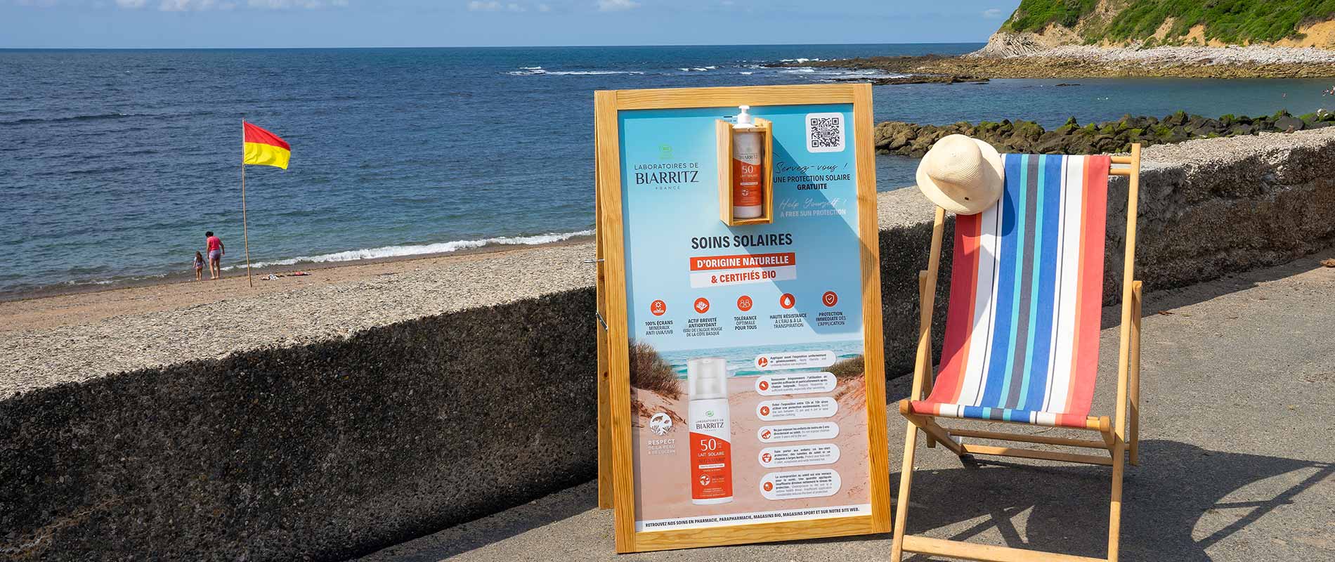 C’est le grand retour de notre opération historique : les Distributeurs de Crème Solaire sur les plages !