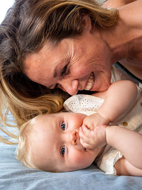 maman avec son bébé