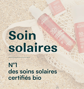 gamme de soins solaires certifiés bio