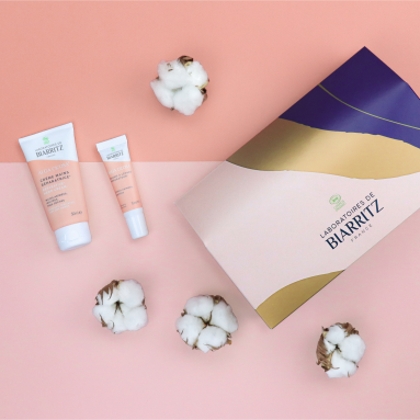 Crème solaire teintée claire dorée Algamaris certifiée bio