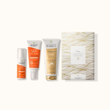 Crème solaire teintée claire dorée Algamaris certifiée bio