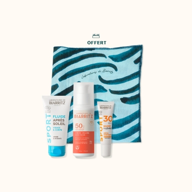 Crème solaire teintée claire dorée Algamaris certifiée bio