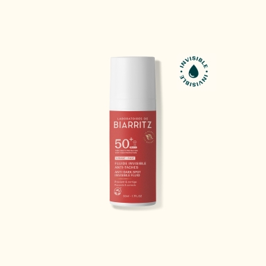 Crème solaire teintée claire dorée Algamaris certifiée bio